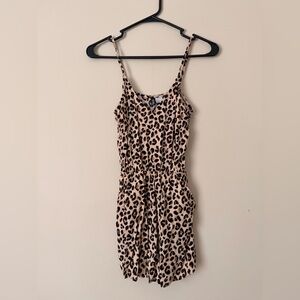 Divided Leopard Romper